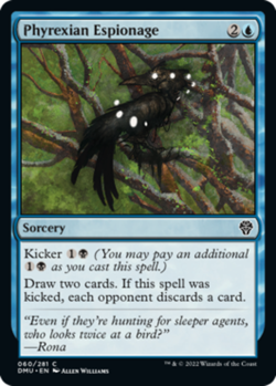 Phyrexian Espionage Dominaria United Lightly Played, English - Image 1