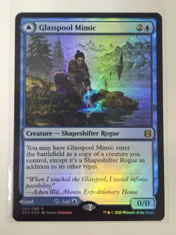 Mtg - Glasspool Mimic (Foil) - Zendikar Rising (ZNR) - Rare - #60 - NM - Image 1