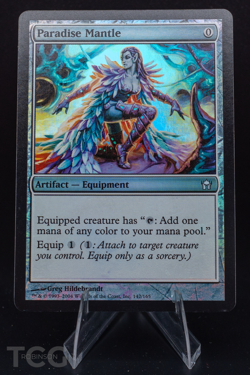 Paradise Mantle - 2004 Magic the Gathering - Fifth Dawn Foil - Image 1
