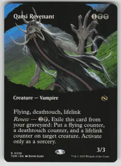 Qarsi Revenant (Borderless) Rare Tarkir: Dragonstorm 338 MTG Near Mint 2025 - Image 1
