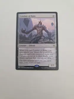 Magic The Gathering Conduit of Ruin Battle for Zendikar Regular MTG NM RARE - Image 1