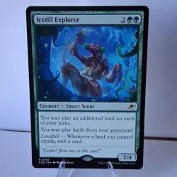 Magic: The Gathering Icetill Explorer EOE-0192 Rare Creature Green 2/4 - Image 1