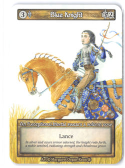 Sorcery Blue Knight Air;Water Arthurian Legends NM - Image 1