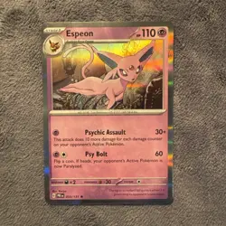 Pokemon - Espeon - 033/131 - Holo Rare - Prismatic Evolutions - NM/M - Image 1