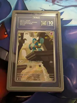Pokemon TCG Golett 128 Black Bolt TAG 10 - Image 1