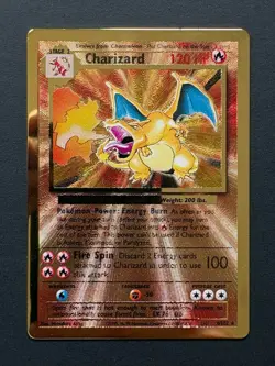 Pokemon Sword & Shield Celebrations - Charizard Metal Card UPC Promo #4/102 - Image 1