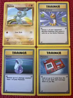 ❗Lot 3⃣: Pokemon Vintage Base Set Common Rare Cards Lot OLD - Image 1