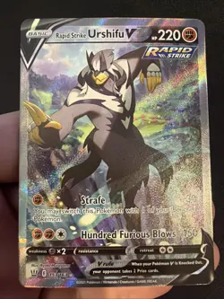 Pokemon TCG Rapid Strike Urshifu v Sword & Shield Battle Style Card 153/163 NM - Image 1