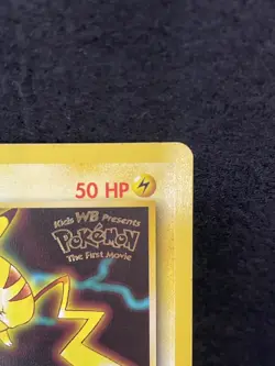 Pikachu 4 Non Holo WOTC Black Star Promo WB Movie Pokemon Card MP / LP - Image 5