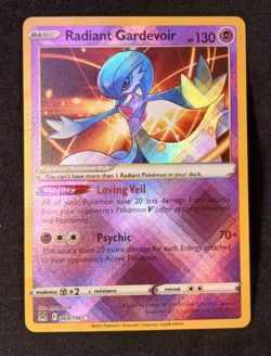 Radiant Gardevoir 69/196 NM Card Pokemon SWSH11: Lost Origin English - Image 1