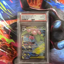 Pokemon Mega Evolution Mega Venusaur EX 155/131 Ultra Rare 2025 PSA 10 Gem Mint - Image 1