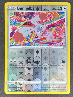 Pokemon Bunnelby Reverse Holo 150/189 DAA Darkness Ablaze NM - Image 1