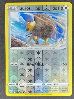 Pokemon Tauros Reverse Holo 134/189 DAA Darkness Ablaze NM - Image 1