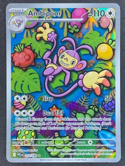 Pokemon Ambipom Illustration Rare 107/094 PFL Phantasmal Flames NM - Image 1