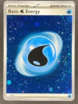 Pokemon Water Energy Cosmos Holo SVE 003 MEW 151 NM - Image 1