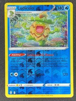 Pokemon Ludicolo Reverse Holo 034/203 EVS Evolving Skies LP/NM - Image 1