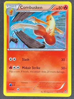 Pokemon Combusken 13/111 FFI Furious Fists LP/NM - Image 1