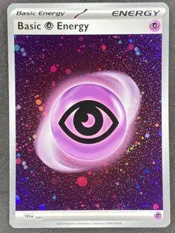 Pokemon Psychic Energy Cosmos Holo SVE 005 MEW 151 NM - Image 1