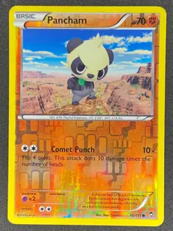Pokemon Pancham Reverse Holo 60/111 FFI Furious Fists LP - Image 1