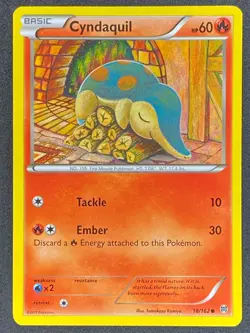 Pokemon Cyndaquil 18/162 BKT BREAKthrough NM - Image 1