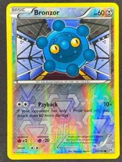 Pokemon Bronzor Reverse Holo 95/162 BKT BREAKthrough LP/NM - Image 1