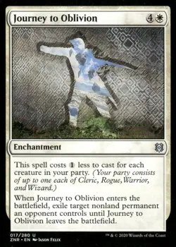 Journey to Oblivion 017/280 Zendikar Rising MTG Magic the Gathering card - Image 1