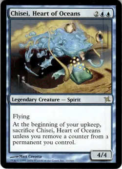 2005 Betrayers of Kamigawa Chisei, Heart of Oceans #32 Light Play - Image 1