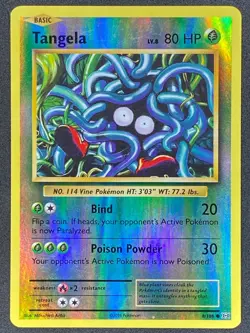 Pokemon Tangela Reverse Holo 8/108 EVO Evolutions LP - Image 1