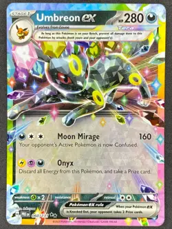 Pokemon Umbreon ex 060/131 PRE Prismatic Evolutions NM - Image 1