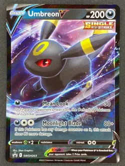 Pokemon Umbreon V SWSH203 SWSH Black Star Promo NM - Image 1