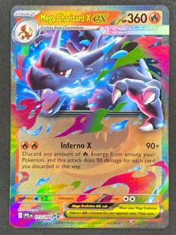 Pokemon Mega Charizard X ex 013/094 PFL Phantasmal Flames NM - Image 1