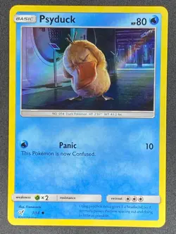 Pokemon Psyduck 7/18 DET Detective Pikachu LP/NM - Image 1