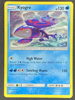 Pokemon Kyogre 53/236 CEC Cosmic Eclipse LP/NM - Image 1