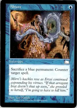 1997 MTG Weatherlight Abjure #31 Light Play - Image 1