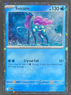 Pokemon Suicune Cosmos Holo 026/094 PFL Phantasmal Flames NM - Image 1