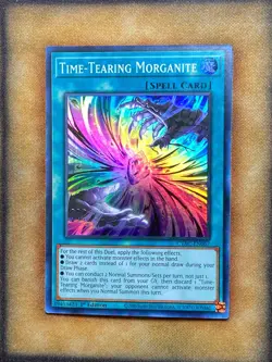 Yugioh Time-Tearing Morganite CYAC-EN067 Super Rare 1st Ed NM - Image 1