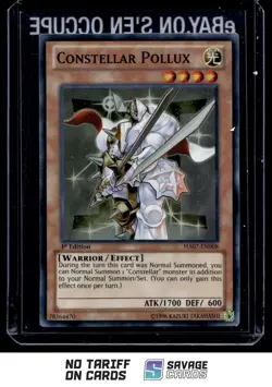 1996 YuGiOh 1st Edition Constellar Pollux #HA07-EN008 - Image 1