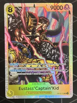 Eustass Captain Kid - OP10-112 SR Royal Blood - ONE PIECE Card Game NM English - Image 2