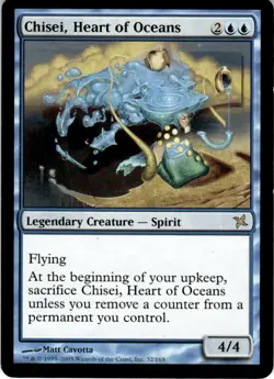 2005 Betrayers of Kamigawa Chisei, Heart of Oceans #32 Light Play - Image 1