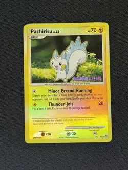 Pachirisu - [Diamond & Pearl] 035/130 Burger King Reverse Holo Vintage Pokemon - Image 1