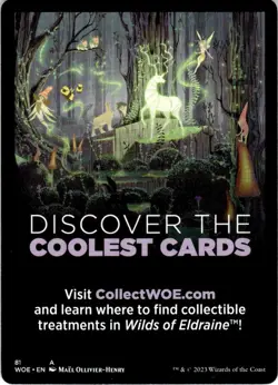2023 Wilds of Eldraine Tokens Monster // Sorcerer #15 Light Play - Image 2
