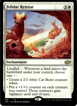 2022 Magic The Gathering Jumpstart 2022 Felidar Retreat #184 Light Play - Image 1