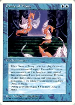 1994 Magic The Gathering The Dark Dance of Many #22 Light Play - Image 1