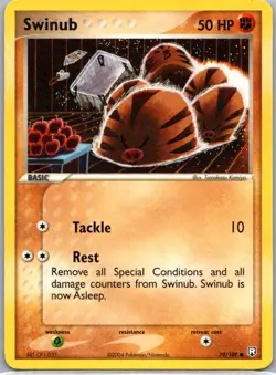 Pokemon TCG Swinub 79/109 Team Rocket Returns NM - Image 1