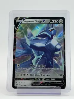 ORIGIN FORME DIALGA V 2022 POKEMON ASTRAL RADIANCE FULL ART #113/189 Q3110 - Image 1