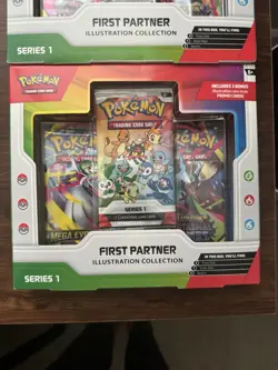 Two (2) Pokemon TCG First Partner Illustration Collection Series 1 Boxes New - Image 3