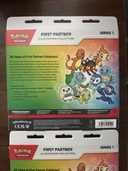 Two (2) Pokemon TCG First Partner Illustration Collection Series 1 Boxes New - Image 5