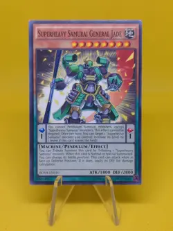 Yugioh - Superheavy Samurai General Jade (BOSH-EN010) - Common Unlimited - Image 1