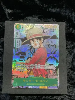 2025 One Piece MONKEY D. LUFFY #OP13-118 Carrying on His Will Manga Alt. Art JPN - Image 1