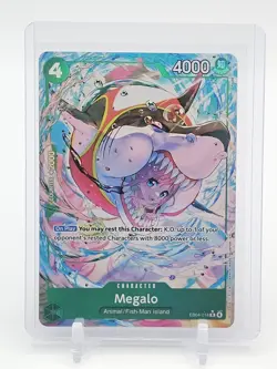 MEGALO 2026 ONE PIECE EGGHEAD CRISIS ALT ART RARE EB04-018 Q4444 - Image 1
